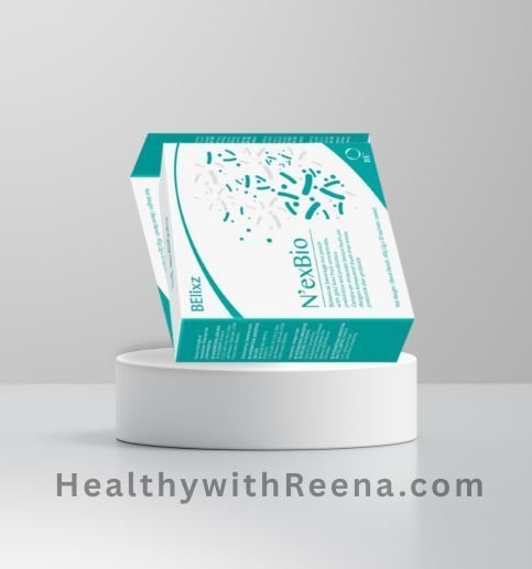 N'exBio sachet for improving constipation, balancing gut microbiome, and promoting digestive wellness