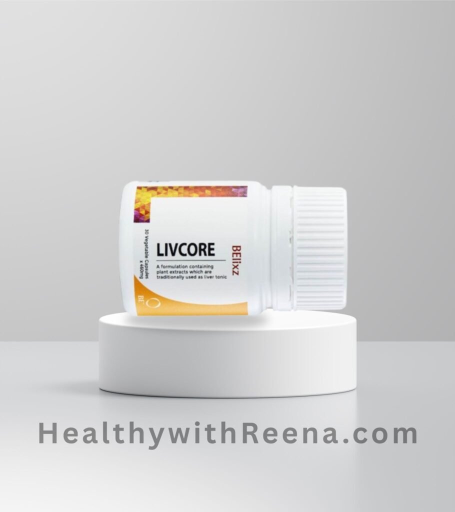 Livcore for liver health and natural detoxification, complements Belixz Shiruto